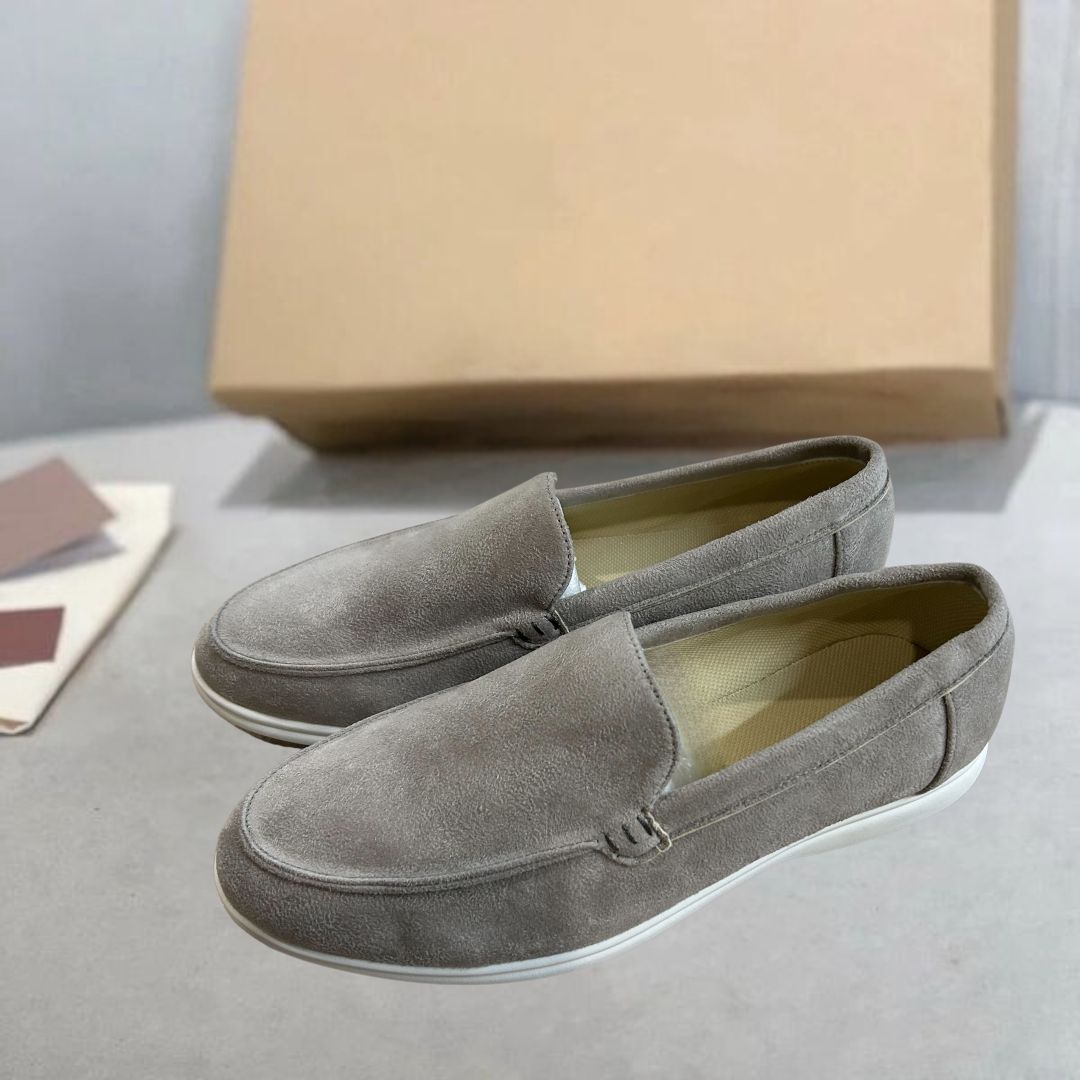 Velours Vibe - Herenloafers van suède leer