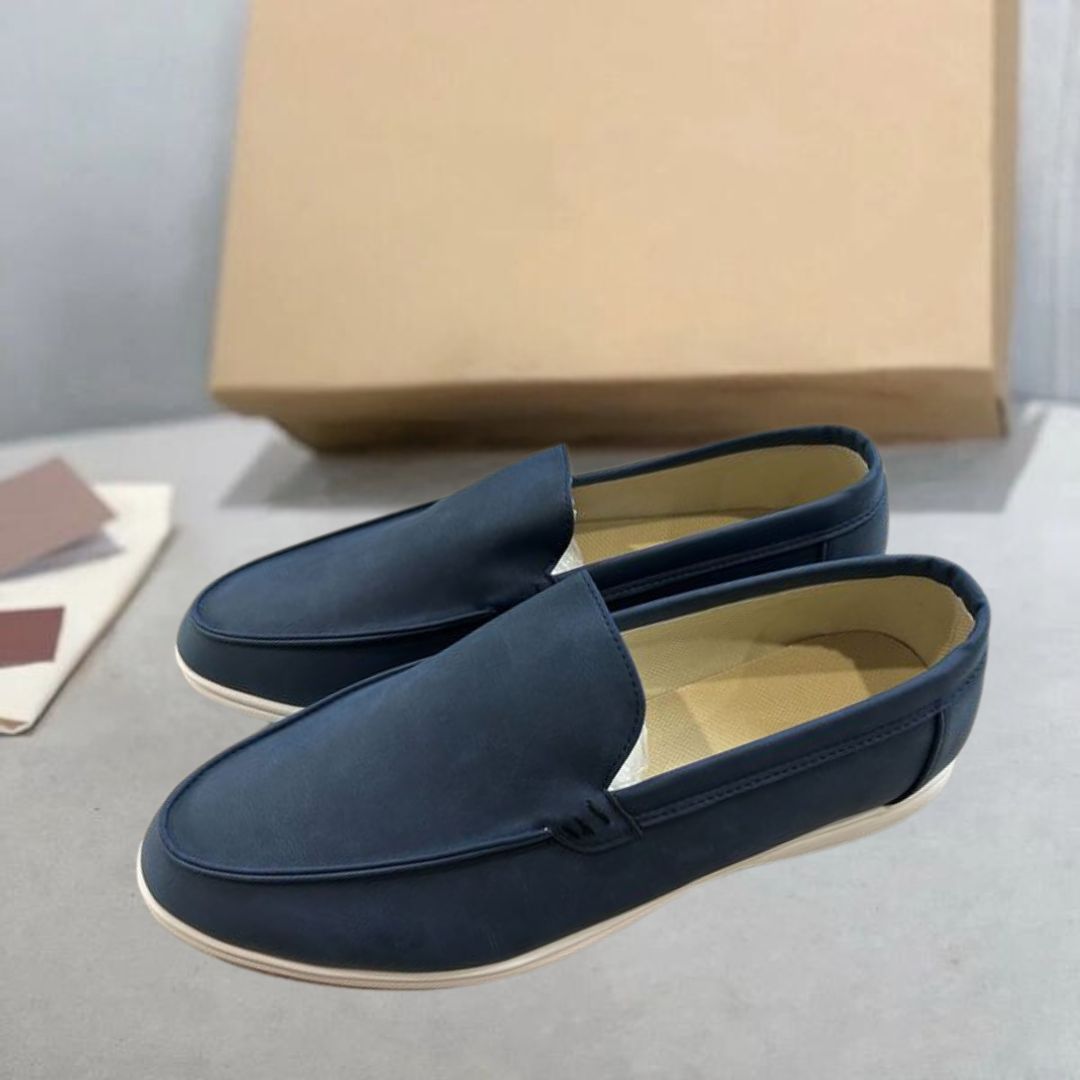 Velours Vibe - Herenloafers van suède leer