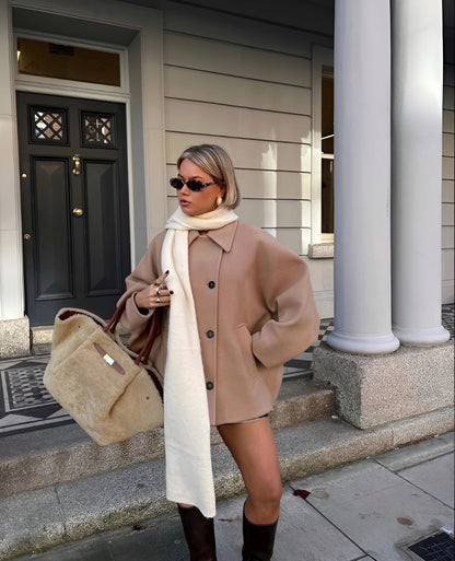 Lana | Trendy oversized wollen jas