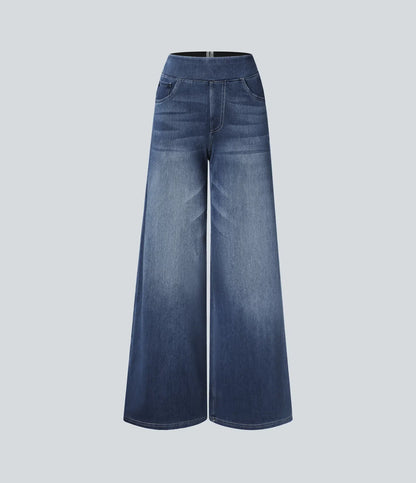 Elara | Elastische broek met hoge taille