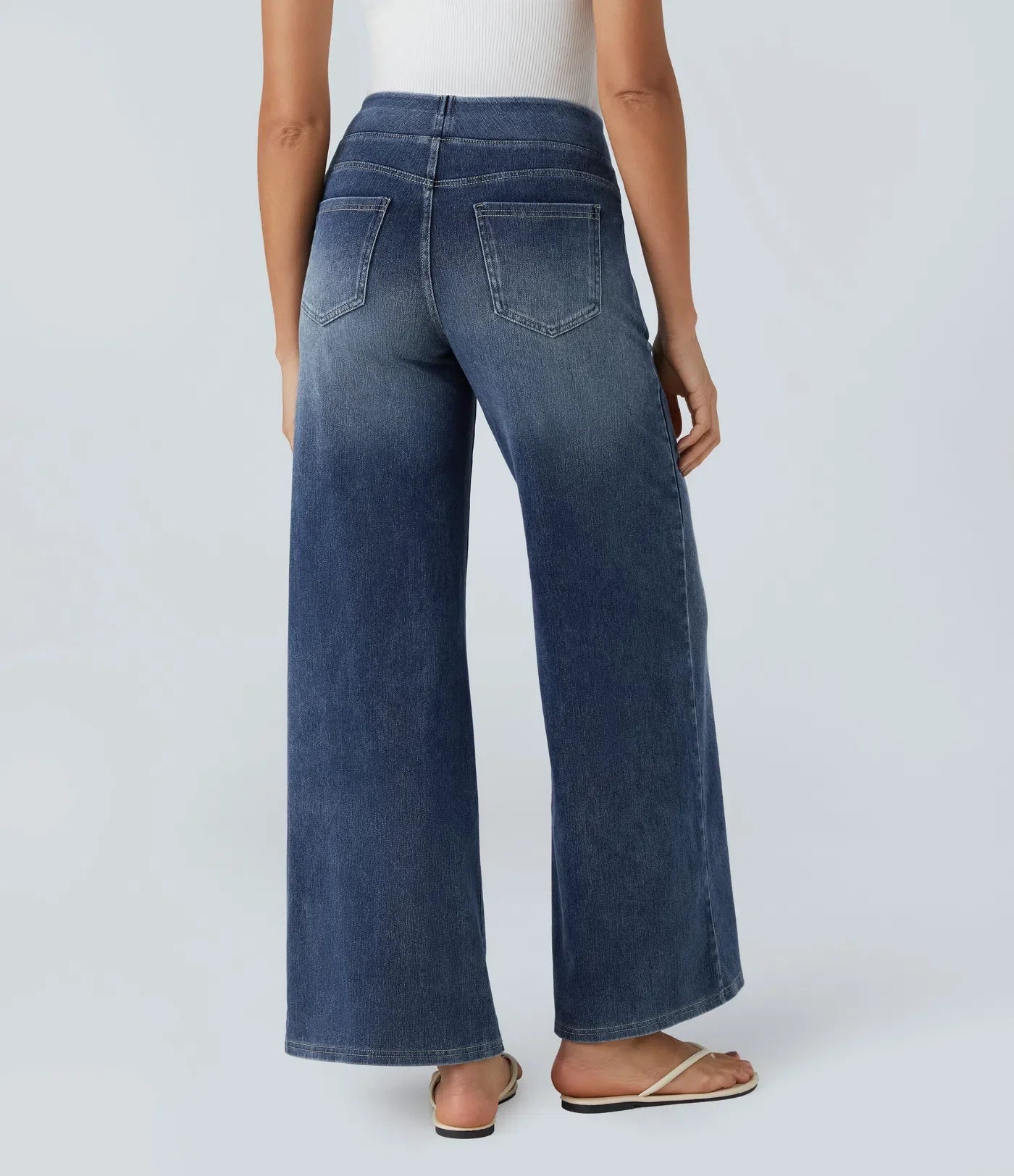 Elara | Elastische broek met hoge taille