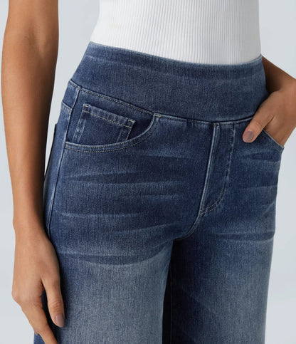 Elara | Elastische broek met hoge taille