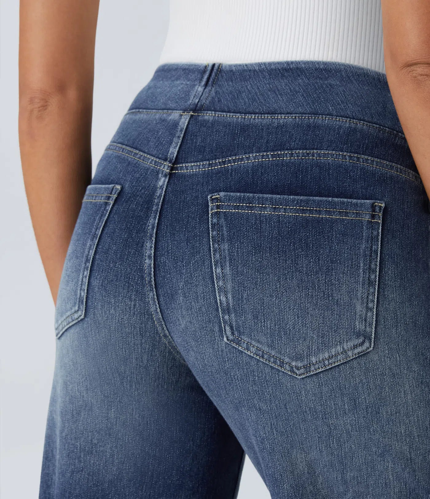 Elara | Elastische broek met hoge taille